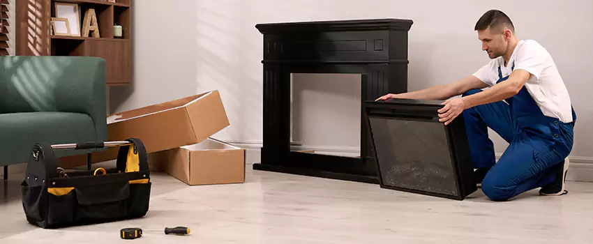 Old Rusted Metal Fireplace Repair And Replacement in Randallstown, MD