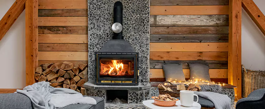 Thelin Hearth Products Direct Vent Gas Stove Fireplace Inspection in Randallstown, Maryland