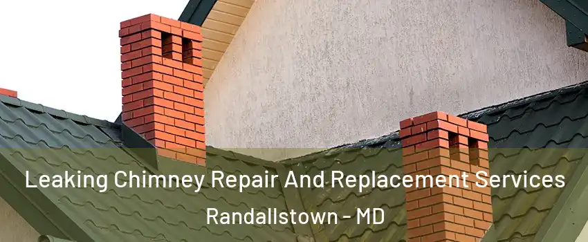  Leaking Chimney Repair And Replacement Services Randallstown - MD